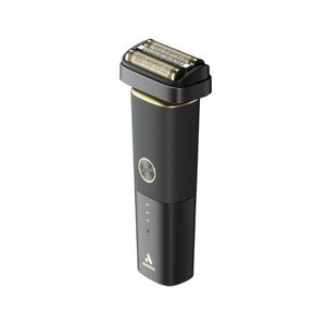 Rasoir à lames ajustables avec batterie au lithium, plaques dorées, port de charge USB, indicateur de charge, IPX7 pour le rasage du visage et du corps, noir et blanc - Product Image 4