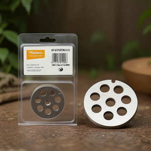 Reber 0174472 - Piezas de Repuesto para Picadora de Carne de Acero Inoxidable, Placa con Orificio de 10 mm para Uso Doméstico - Product Image 3