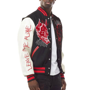 Chaqueta universitaria de manga larga para hombre fabricada profesionalmente Chaqueta universitaria de material de alta calidad para hombre - Product Image 2