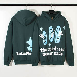 Sudadera con capucha de lana ligera de calidad superior con estampado de abullonado Ropa de invierno informal Suministro ODM Cremallera y patrón sólido de tela suave - Product Image 4