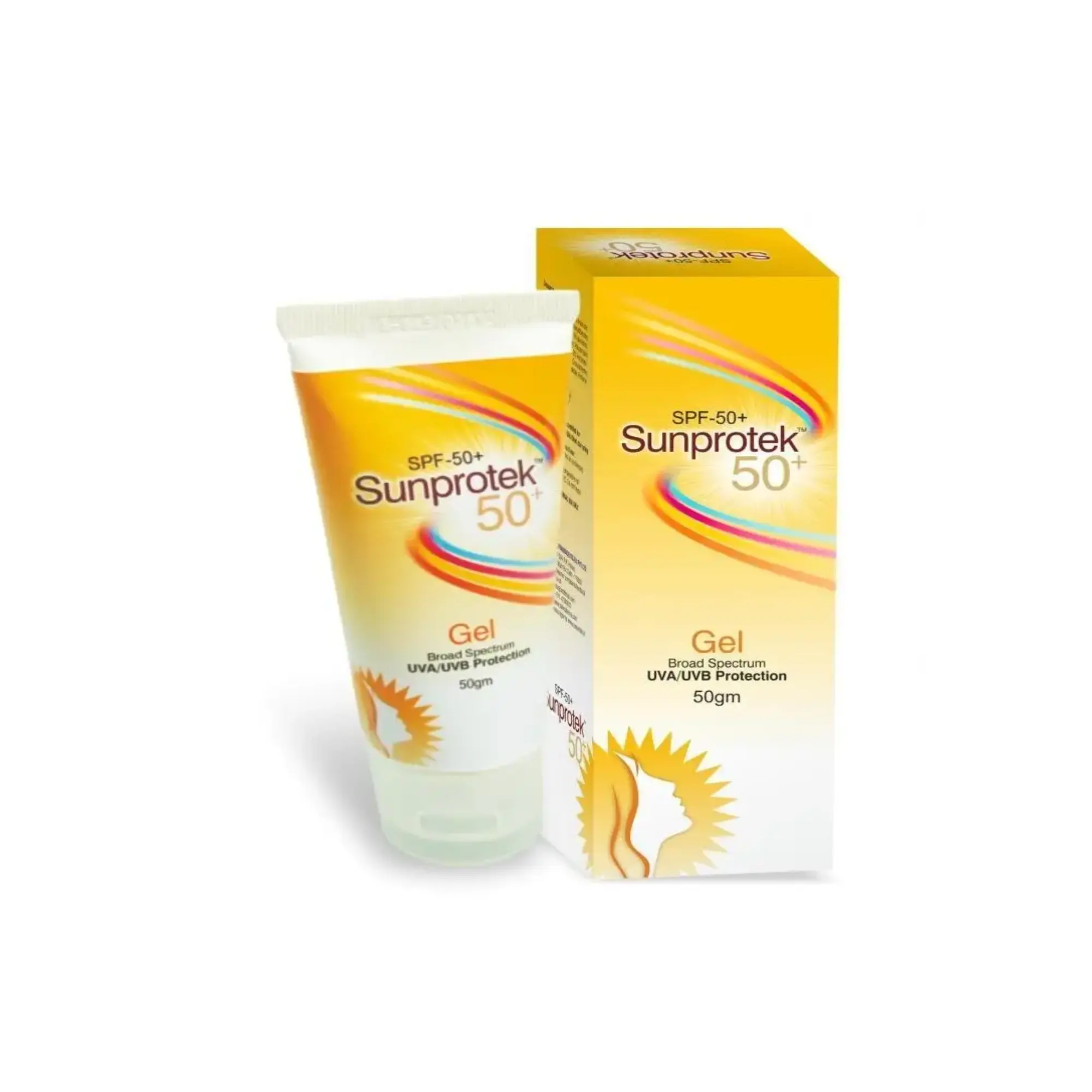 بأفضل الأسعار كريم حماية من الشمس Sunprotek SPF 50+ PA+++ وزن خفيف وتكنولوجيا نانو لحماية البشرة من أشعة الشمس 50جم