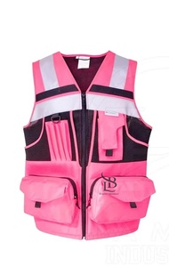 เสื้อกั๊กสำหรับงานก่อสร้างในช่วงฤดูร้อนแถบสะท้อนแสงผ้าแคนวาสรูปตัวสูงเพื่อความปลอดภัยอัตราการขายส่ง - Product Image 2