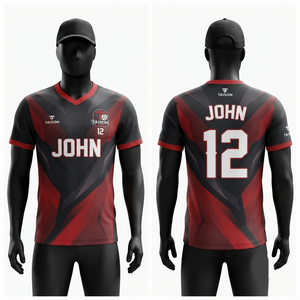 ชุดเซ็ตเสื้อแจ็คเก็ตและกางเกงขาสั้นผู้ชาย ผ้าไมโครไฟเบอร์โพลีเอสเตอร์คุณภาพสูง 120 GSM สีน้ำตาลเบจ ตัดต่อสีตัดกัน ระบายอากาศได้ดี พิมพ์ลายดิจิตอลตามสั่ง - Product Image 5