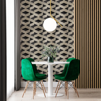 Promotion : Papier Peint Adhésif PVC Vinyle Moderne de Luxe, Ignifuge et Écologique, Motifs Rayures et Carreaux, 0,53m*10m, Idéal Hôtels