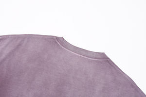 Camisetas de lavado ácido Camiseta con logotipo personalizado Camiseta 100% algodón Camiseta pesada 220gsm Camiseta de gran tamaño para hombres - Product Image 5