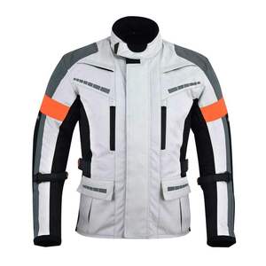Personalizar chaquetas de invierno de la motocicleta de los hombres de cuero negro transpirable de alto rendimiento Cordura diseño protector bajo MOQ barato - Product Image 5