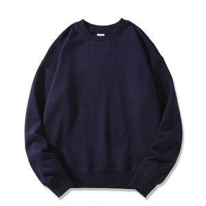 Vente en gros de sweatshirt à col ras du cou avec broderie de logo personnalisé pour hommes 100% coton mélangé 420Gsm - Product Image 5