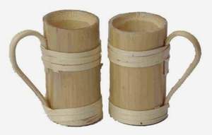 Tasse à café en bambou non toxique vintage en bois massif écologique jetable polyvalent pour thé et café-Vente en gros - Product Image 6