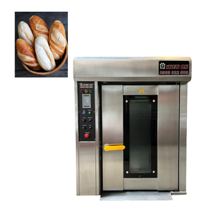 In Stock Rotary Oven 8-Trays Commercial Pizza Oven For Sale With Altuntop Trolley 700Kg <b>Weight</b> Oven For Baking Kien An Vietnam - Product Image 1
