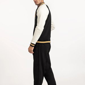 Wholesale Men Hooded Quilted <b>Heated</b> Winter Varsity <b>Jacket</b> OEM ODM Service Polyester/Cotton Fabric with Custom Logo and Patches - Product Image 4