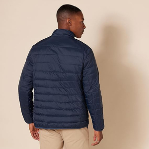 Chaqueta de invierno para exteriores para hombre, cálida, con cuello levantado, a prueba de viento y ligera, chaqueta de plumón de ganso de poliéster de alta calidad - Product Image 6