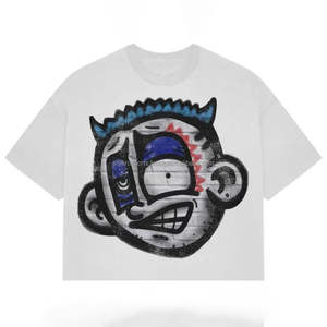 T-shirts Boxy personnalisés sans couture et lourds 100% coton à épaules tombantes pour hommes - Product Image 6