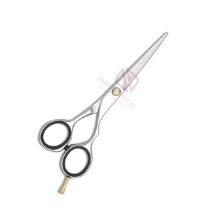 Ciseaux de barbier en acier inoxydable de haute qualité, finition polie de précision, lame tranchante, utilisation professionnelle en salon de beauté, cheveux - Product Image 3