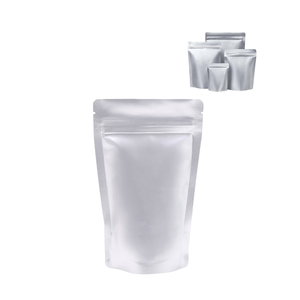 Nouveauté sac à fermeture éclair en PVC logo personnalisé sac à fermeture éclair givré personnalisé pochette debout pour l'emballage des aliments - Product Image 4