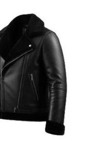 Chaqueta de Cuero de Alta Calidad para Hombre, Cuero Vacuno Genuino, Forro de Piel Sintética, Chaqueta con Cuello 2025 - Product Image 5