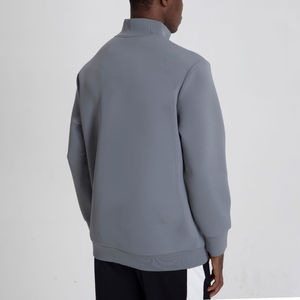 Qualité polaire quart Zip hommes sweat sweat pour hommes hiver chaud décontracté Streetwear coupe ample entraînement pull TopHD - Product Image 2