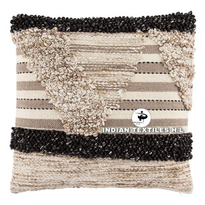 Funda de cojín de algodón de diseño múltiple para decoración del hogar bohemio decorativo de lujo, funda de almohada geométrica tejida a mano para interiores y exteriores - Product Image 3