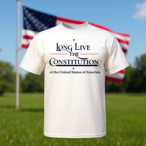 เสื้อยืดโปรโมชั่นพรีเมียม "รัฐธรรมนูญแห่งสหรัฐอเมริกา ขอให้มีชัยยาวนาน" - Product Image 3