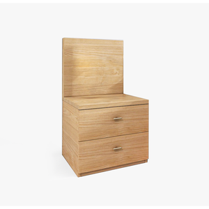Scandinavian Solid Wood Minimalist Modern Rustic Side <b>Table</b> Pair for Home Furniture - Product Image 4