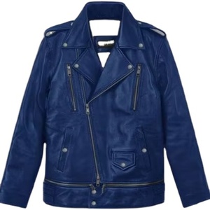 Classique élégant élégance haute qualité en cuir véritable veste intemporelle mode mat brillant durabilité accessoires de mode - Product Image 1