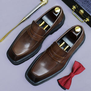 รองเท้าหนังแท้สไตล์อังกฤษแบบทางการ  ทรงโลว์คัท สวมแบบสลิปออน  หนังวัวแท้  งานแฮนด์เมด  สไตล์วินเทจ - Product Image 6