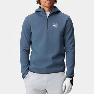 เสื้อฮู้ดซิปผ้าคอตตอนสีทึบมี100% โลโก้ตามสั่งสไตล์สตรีทแวร์ - Product Image 1