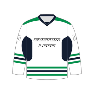 Maillot de hockey sur glace personnalisé à séchage rapide, respirant, imprimé, haute qualité, 100 % polyester, anti-bactérien, pour adulte, avec nom d'équipe personnalisé, faible MOQ - Product Image 2
