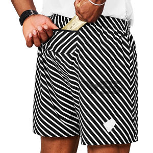 Pantalones cortos de playa informales para hombre, de secado rápido bóxer, sublimación personalizada, estampado hasta la rodilla, malla hecha con patrón, nuevo estilo 2024 - Product Image 6