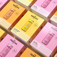 Caja de Perfume Personalizada de Alta Gama, Ecológica, de Mylar, con Diseño de Ventana Único, Laminación Mate, Estilo Carpeta, en Negro/Blanco y Colores
