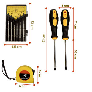 Kit di Cacciaviti di Precisione, Set di Utensili per Computer e Casa, per Manutenzione, in Confezione/Scatola - Product Image 3