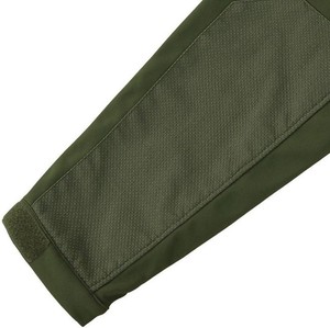 Gants sans doigts unisexes en nylon vert olive coupe-vent avec poignets ajustables pour l'entraînement en extérieur, la randonnée et le camping - Product Image 3