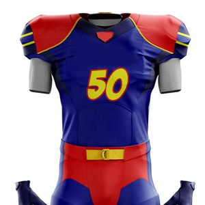 Nouvel uniforme de football américain personnalisé, best-seller, imprimé numériquement, manches courtes, séchage rapide, respirant, meilleur design, unisexe - Product Image 6
