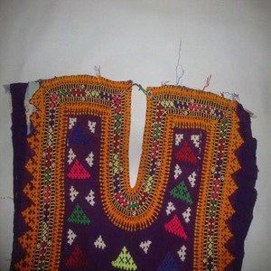 Baloch dernier Style femmes Abaya robe Vintage islamique vêtements à manches courtes Tribal broderie miroir travail Patch couture gratuite - Product Image 2