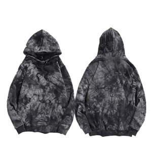 Pull-over à capuche unisexe avec logo personnalisé en gros 100% coton Tie-Dyed Plus Size Logo personnalisé Blank Plain Design pour hommes Hiver - Product Image 1