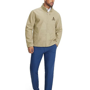 Veste de golf d'hiver pour homme avec col montant et logo frontal, design respirant et écologique pour l'entraînement en extérieur et l'usage quotidien - Product Image 4