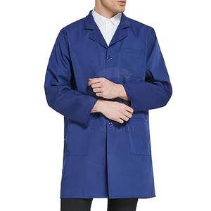 Manteaux de laboratoire 100% coton Vente en gros pour hommes Blouse de laboratoire blanche de haute qualité Blouse blanche d'hôpital personnalisée - Product Image 3