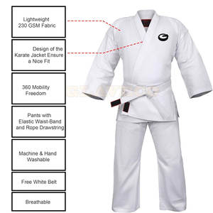 Uniforme de Karate kimono Jiu Jitsu para artes marciales, uniforme de Karate cómodo de último diseño - Product Image 6