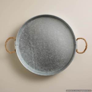 Plateau de nourriture perlé en bois luxueux plateau en métal de qualité supérieure pour les articles d'hôtel et les collations de restauration rapide décoration de vaisselle de table de service - Product Image 3