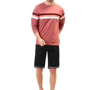 T-shirt à manches longues pour hommes, logo personnalisé 100% polyester à séchage rapide - Product Image 4