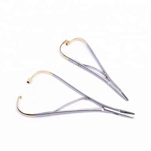 แหนบใส่เข็มสำหรับทันตกรรมเครื่องมือจัดฟันทำจากสเตนเลสสตีลใช้สำหรับใช้ในโรงพยาบาล - Product Image 3