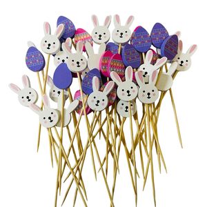 Stuzzicadenti in Bambù Fatti a Mano da 5 Pollici, 100 Pezzi per Decorazioni Pasquali e Feste - Product Image 3