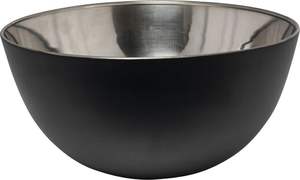 Ensaladera de Acero Inoxidable Negra, de Lujo, para Fiestas, Duradera, Ecológica, de Gran Capacidad, para Mezclar en la Cocina - Product Image 2