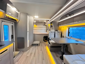 Autocaravana Nueva para Viajes, Oficina o Hogar, con Motor Diésel, Volante a la Izquierda, Asientos de Cuero, Estándar de Emisiones Euro VI, Multifuncional - Product Image 5
