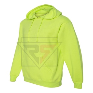 Sudaderas con capucha de color naranja al por mayor de tendencia para sudaderas con capucha de hombre con cordón de algodón 100% colorido unisex con logotipo personalizado - Product Image 1