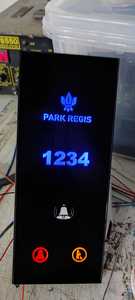 Fox Domotics แผงทางเดินแนวตั้งของโรงแรม,แผงระบบสัมผัสแบบ Capacitive สำหรับประตูซักรีดไม่รบกวน Mmr ใช้ชื่อโรงแรม - Product Image 4