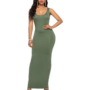 Personalizado sin mangas de verano de las señoras elegantes Maxi vestidos de nuevo estilo de moda de las mujeres de lujo largo Maxi vestido - Product Image 5