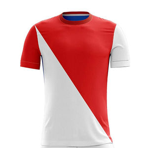 Camiseta de malla transpirable de fútbol americano blanco personalizado de alta calidad con manga corta, ropa de Camiseta con estampado de sublimación - Product Image 5