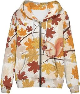 Sudadera con capucha y cremallera para hombre, personalizada con logo, cuello simulado, media cremallera, estilo urbano, de poliéster/algodón, hombros caídos - Product Image 1