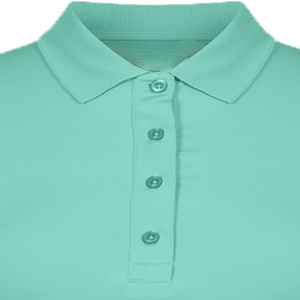 Camiseta de Mujer 100% Algodón Tejido, Estilo Inglés, Largo Regular, Manga Corta, Logotipo Frontal Personalizado en Relieve, Ecológica y Transpirable - Product Image 2