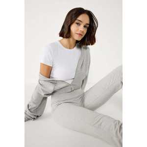 Camiseta Corta para Mujer, Estilo Deportivo Informal, Cuello Redondo, Manga Corta, Tela Turca, 100% Algodón, Transpirable, Talla Única - Product Image 4